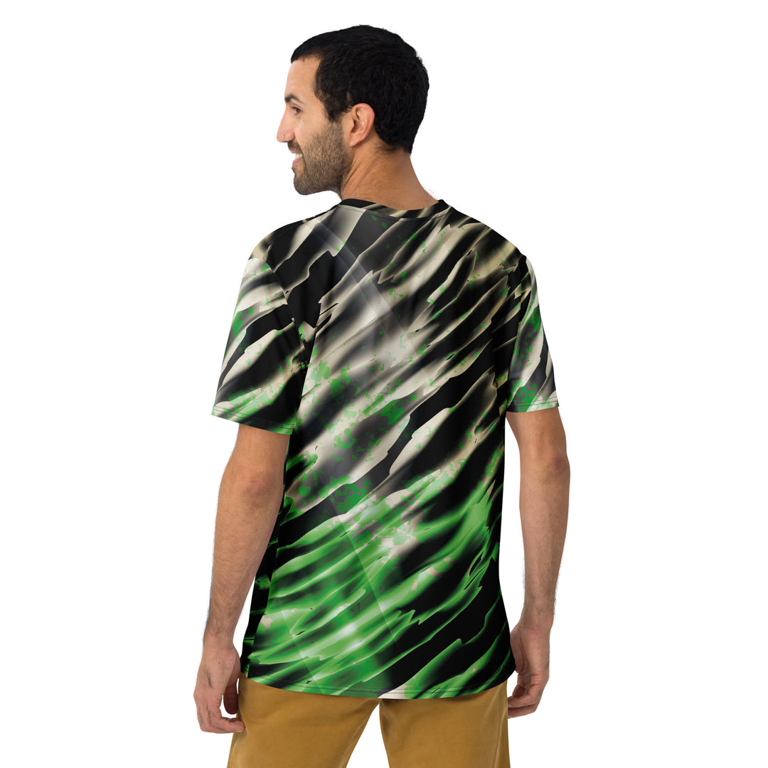 Premium Men's Jersey - Black-Green Gloss