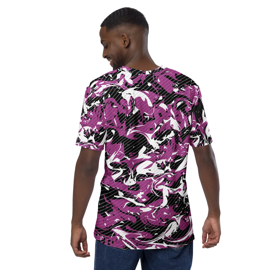 Premium Men's Jersey - Purple-Black Chaos