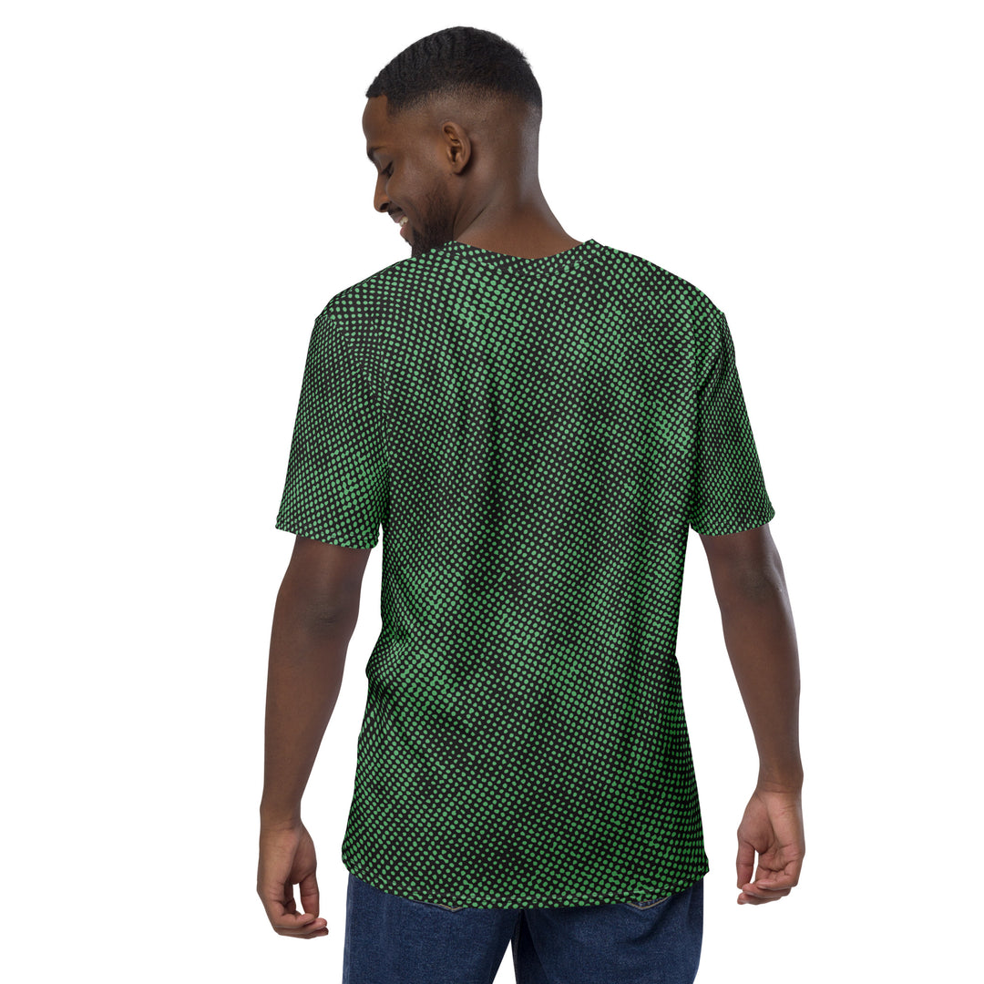 Premium Men's Jersey - Black-Green Lost