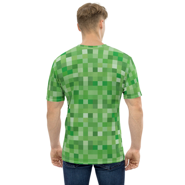 Premium Men's Jersey - Green Pixel