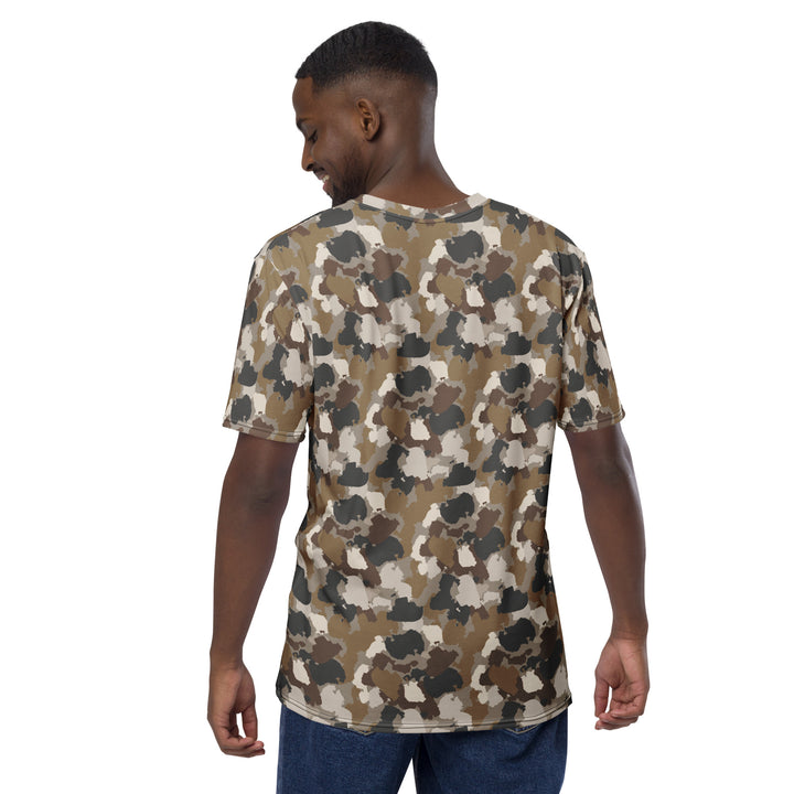 Premium Men's Jersey - Brown Camouflage