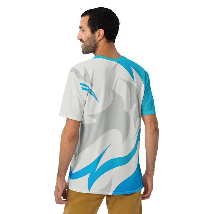 Premium Men's Jersey - White-Blue Blast