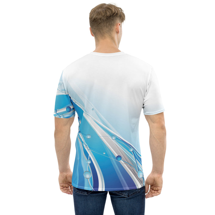 Premium Men's Jersey - White-Blue Jet