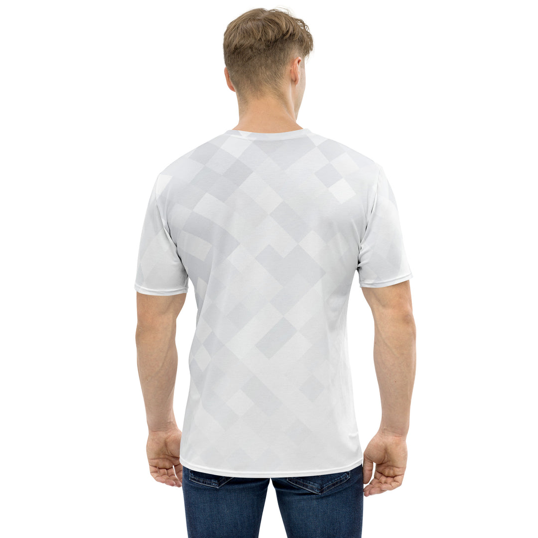 Premium Men's Jersey - White Square