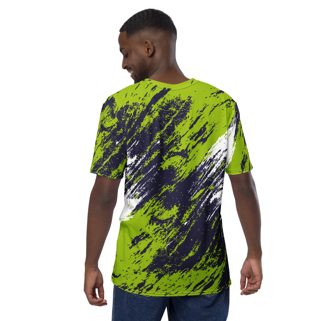 Premium Men's Jersey - Green-Black Ground