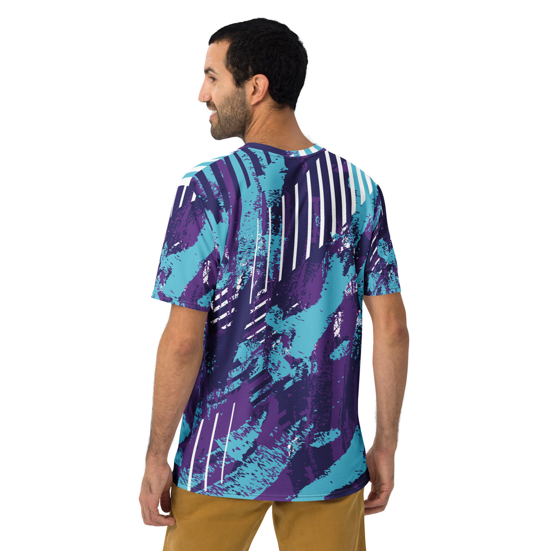 Premium Men's Jersey - Purple-Blue Track