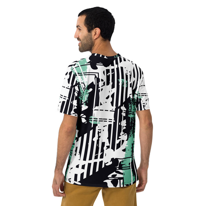 Premium Men's Jersey - White-Black Track