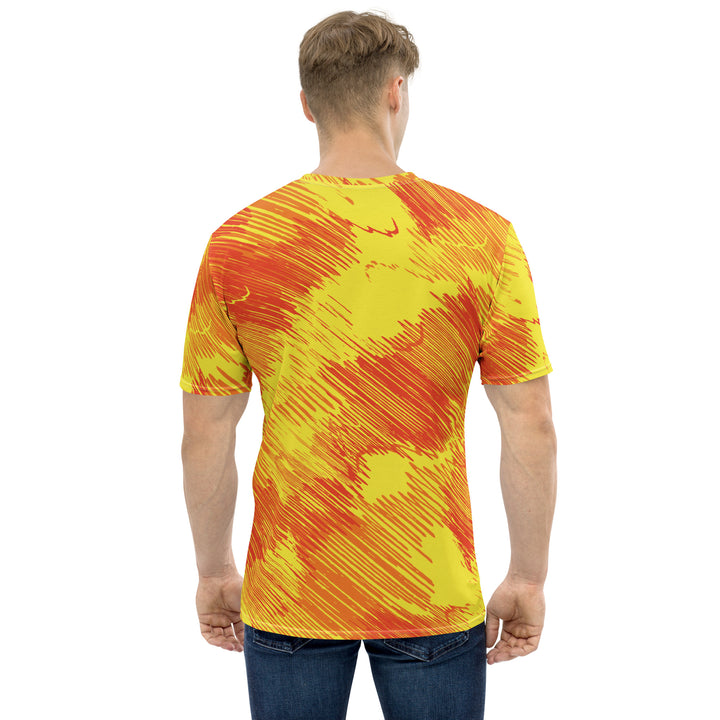 Premium Men's Jersey - Orange-Yellow Sunrise