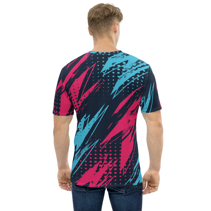 Premium Men's Jersey - Blue-Pink Future