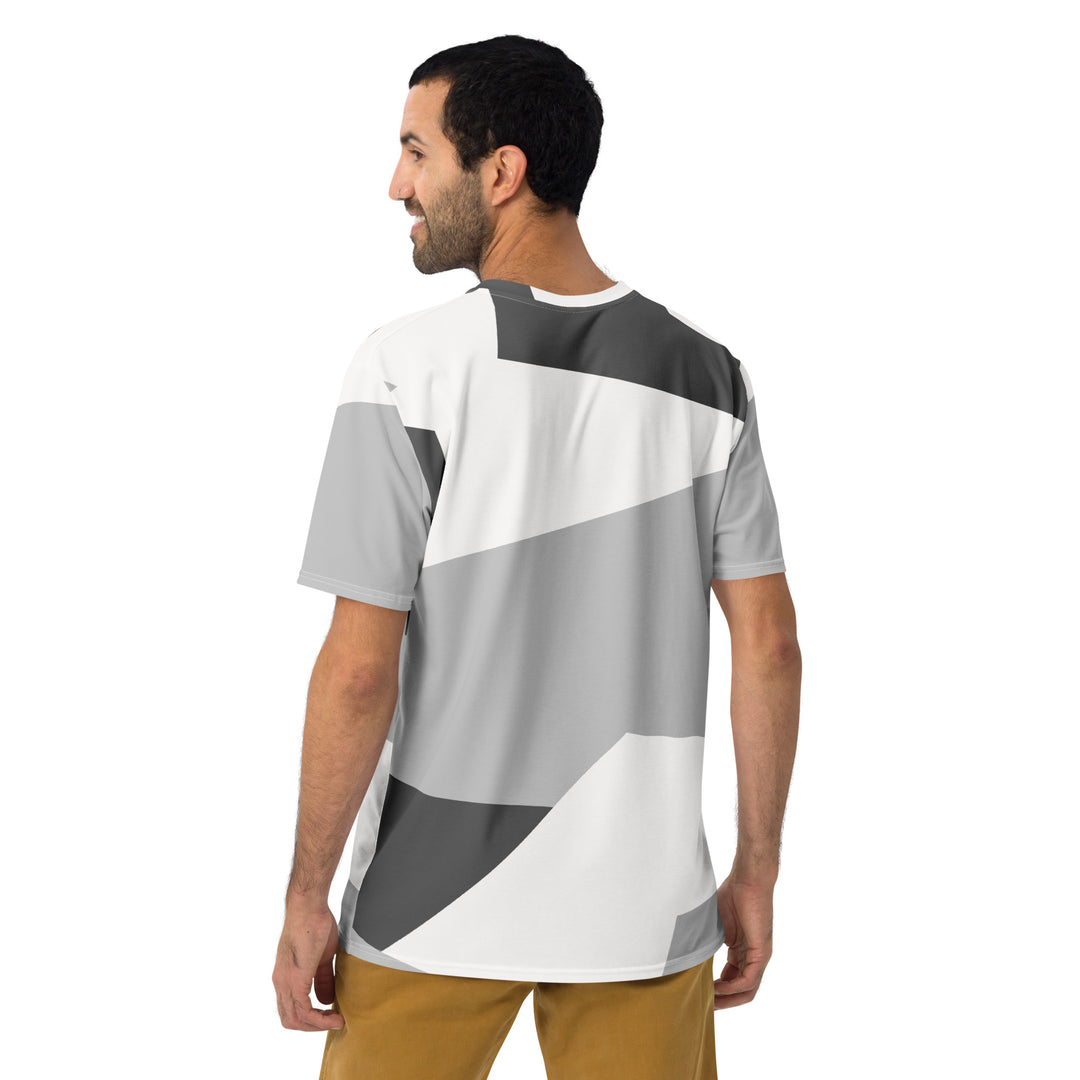 Premium Men's Jersey - White-Grey Simple