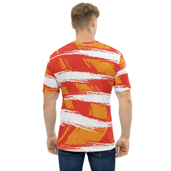 Premium Men's Jersey - White-Orange Strike