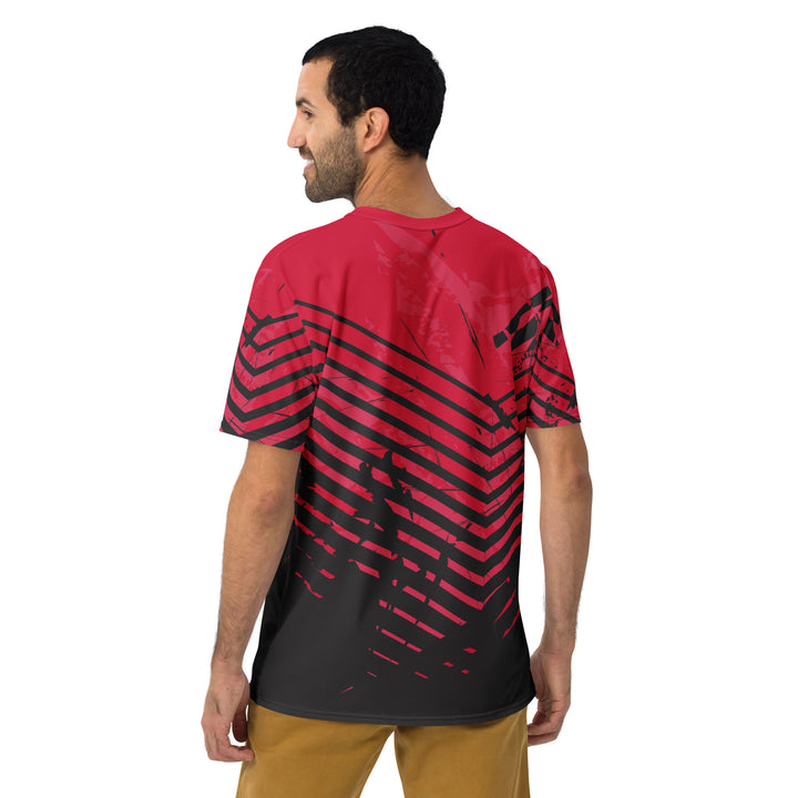 Premium Men's Jersey - Grey-Red Edge