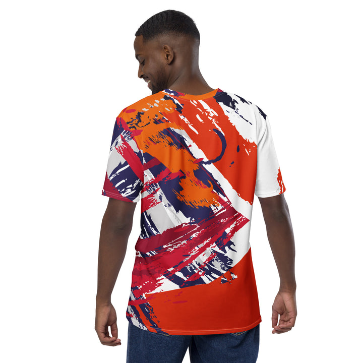 Premium Men's Jersey - White-Orange Swift