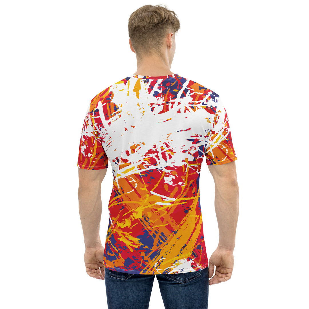 Premium Men's Jersey - White-Orange Rage