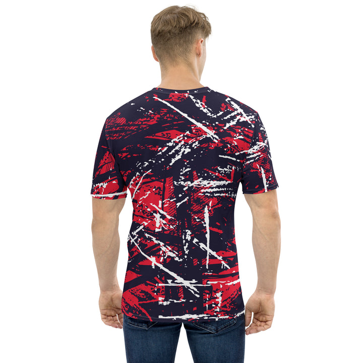 Premium Men's Jersey - Black-Red Criss