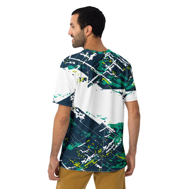 Premium Men's Jersey - Green-White Bullet