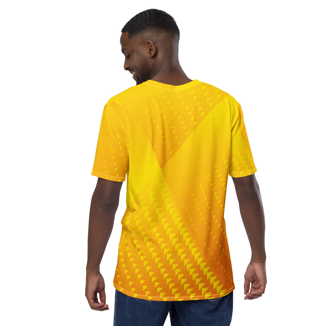 Premium Men's Jersey - Yellow Triangle