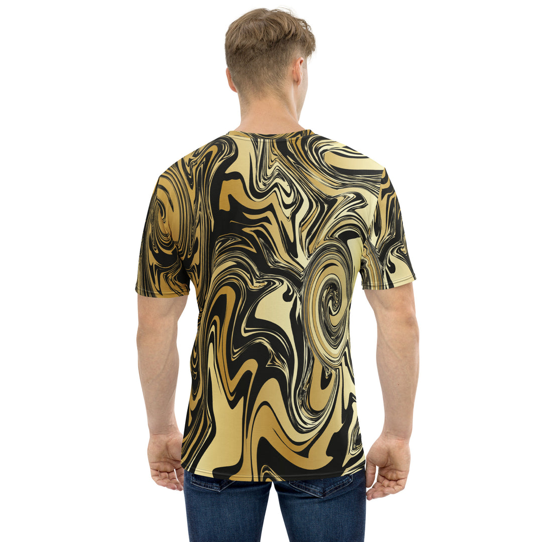 Premium Men's Jersey - Black-Yellow Blend