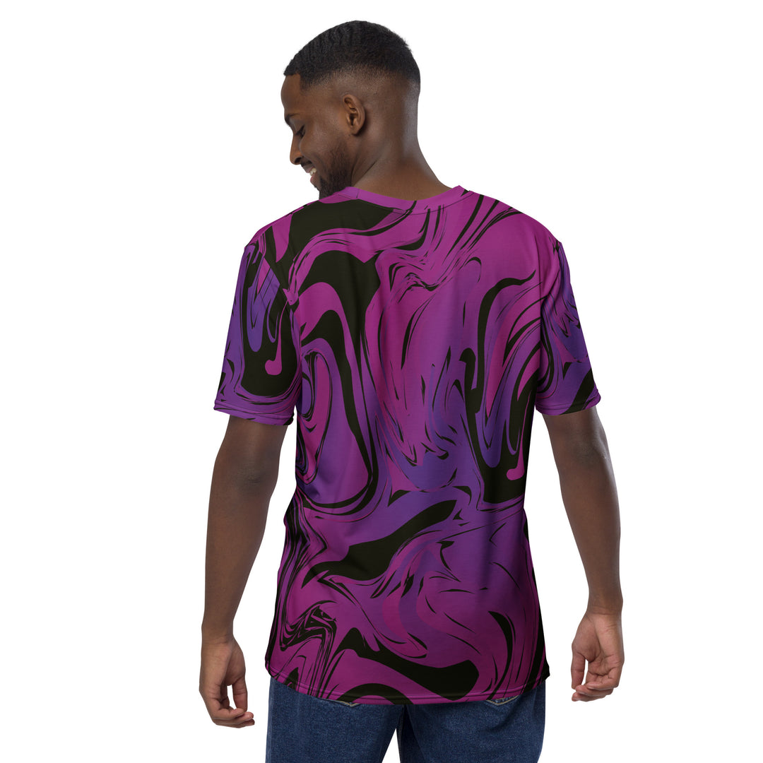 Premium Men's Jersey - Black-Purple Blend