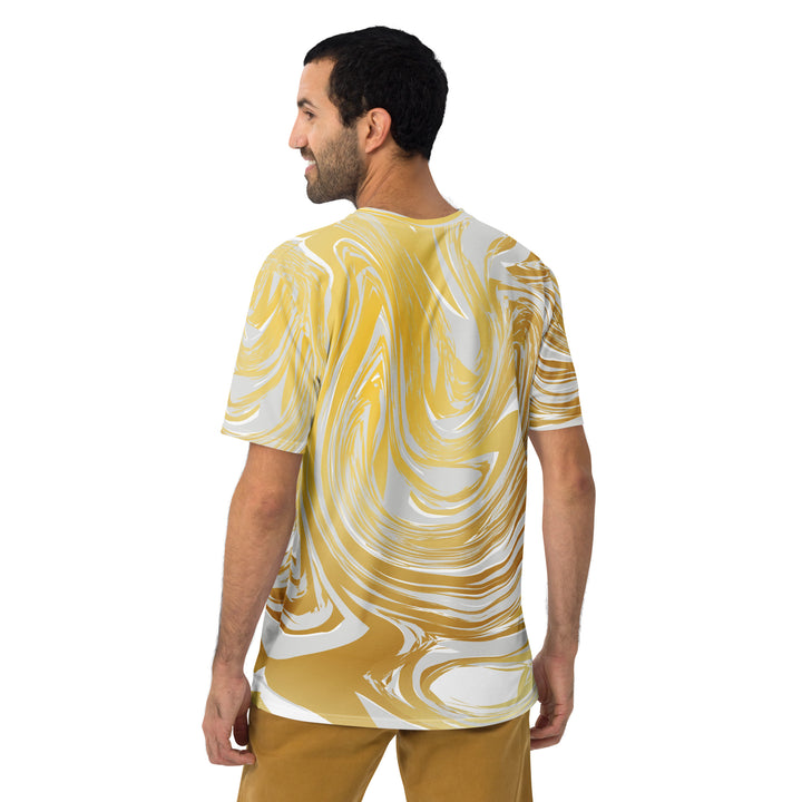 Premium Men's Jersey - White-Yellow Blend