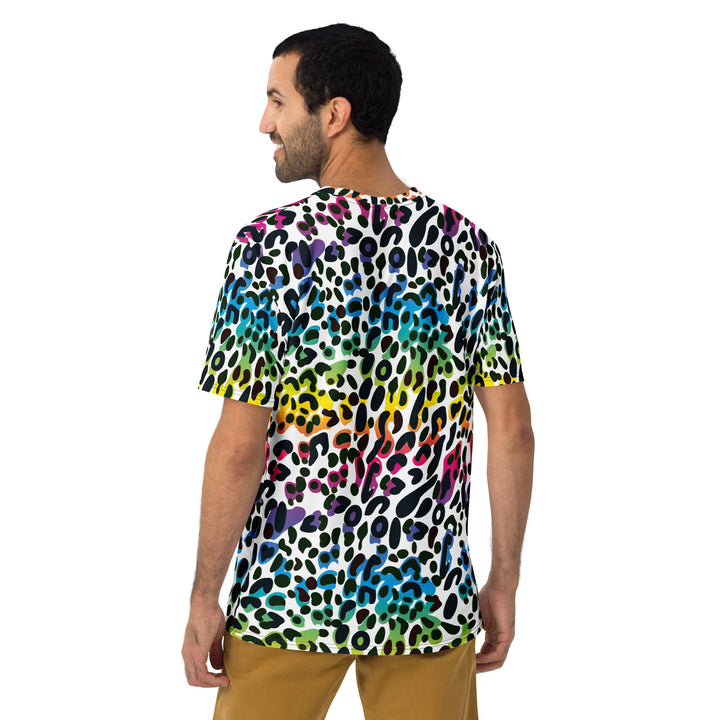 Premium Men's Jersey - Rainbow Leopard