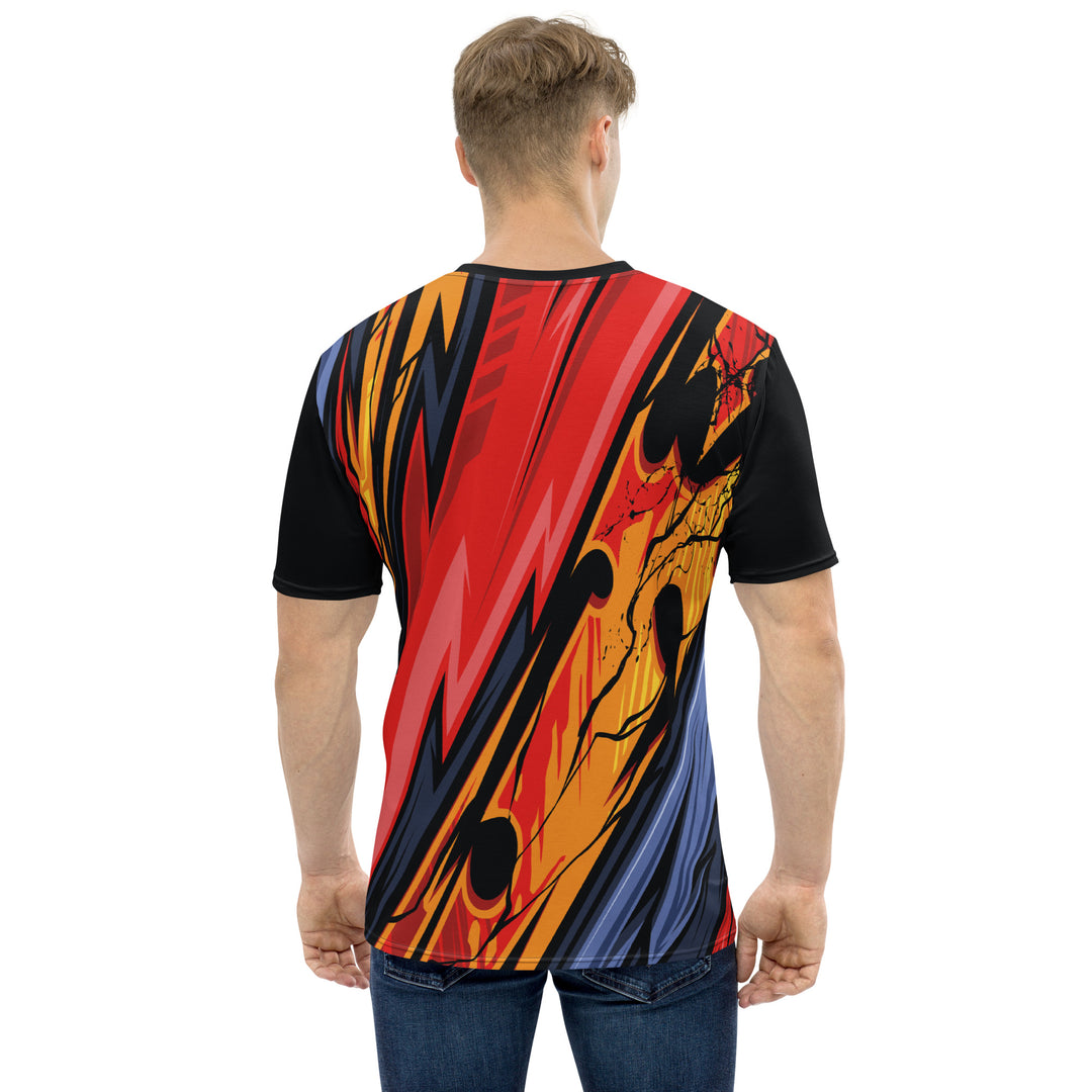 Premium Men's Jersey - Black-Red Blade