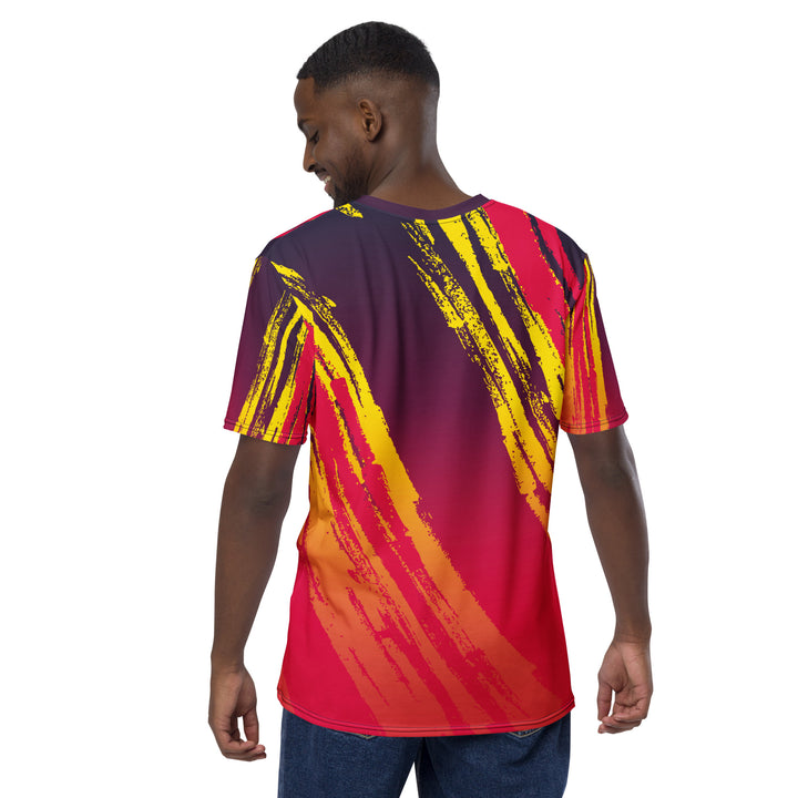 Premium Men's Jersey - Red-Yellow Beam