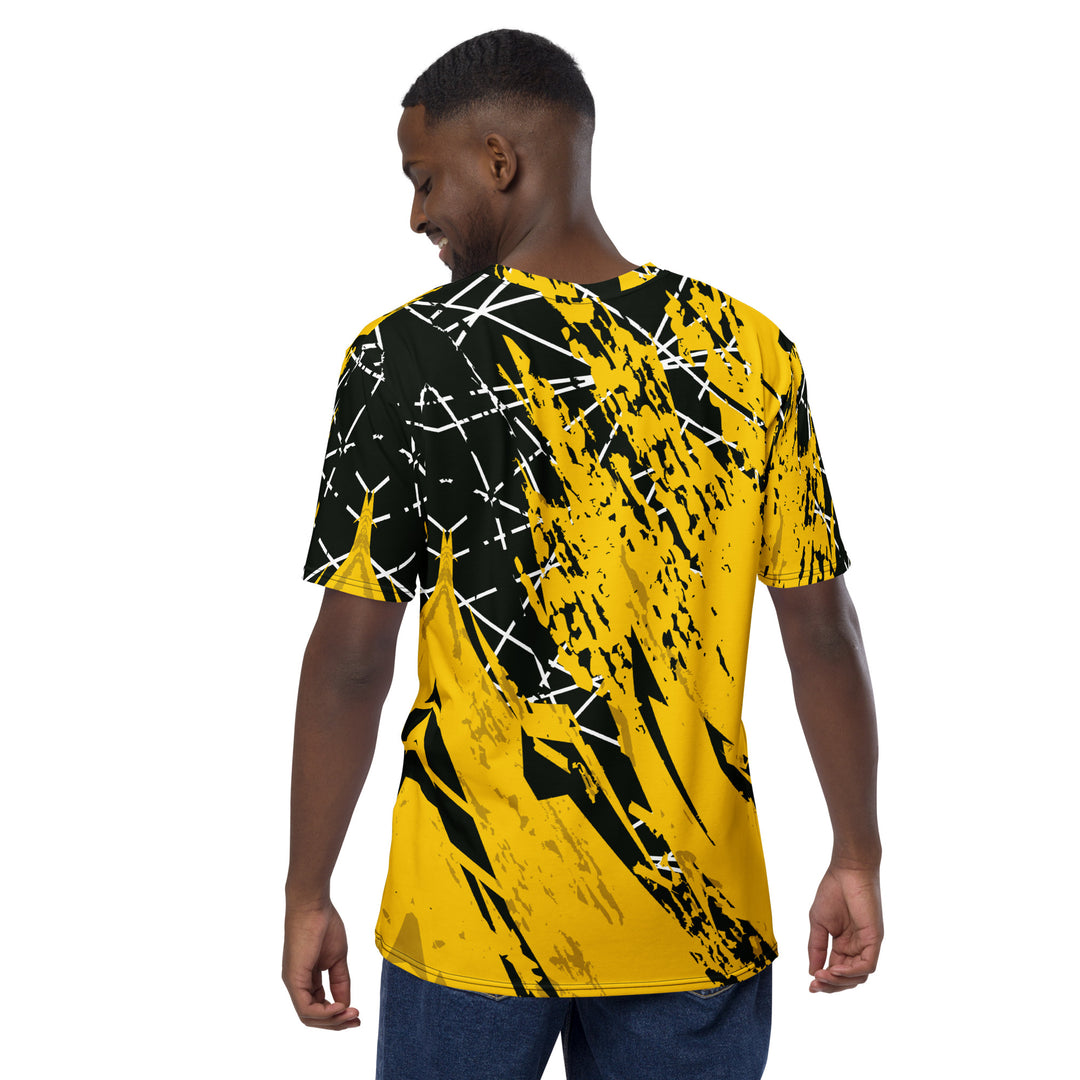 Premium Men's Jersey - Black-Yellow Work