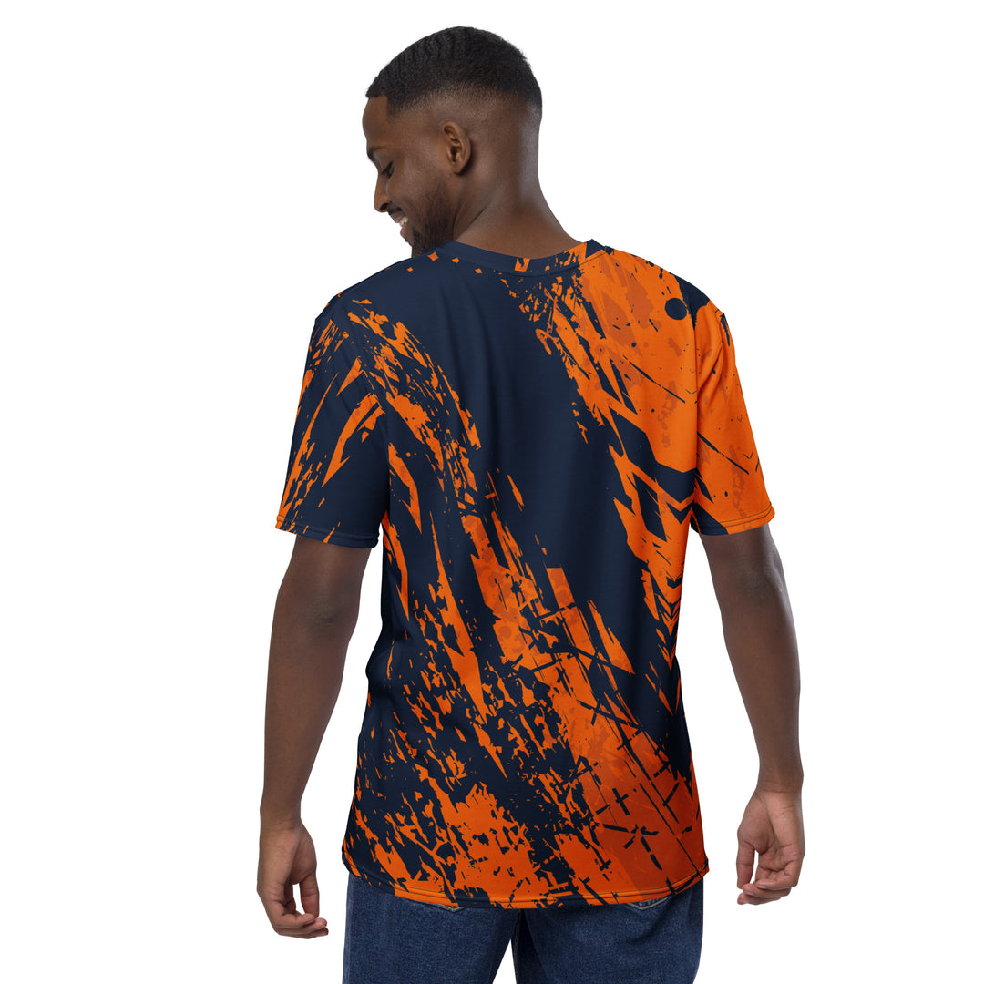 Premium Men's Jersey - Black-Orange Work