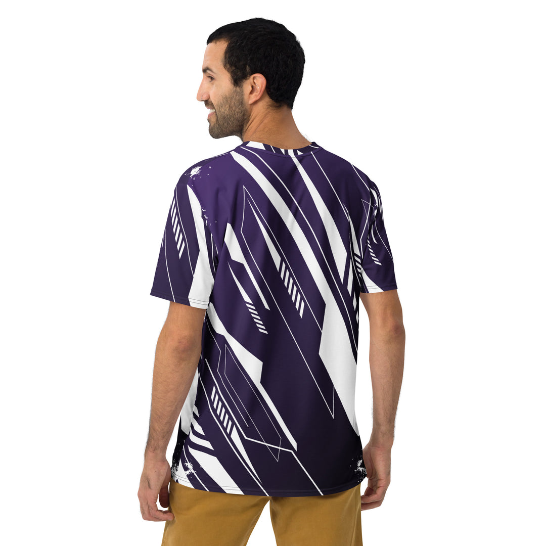 Premium Men's Jersey - Purple-White Machine