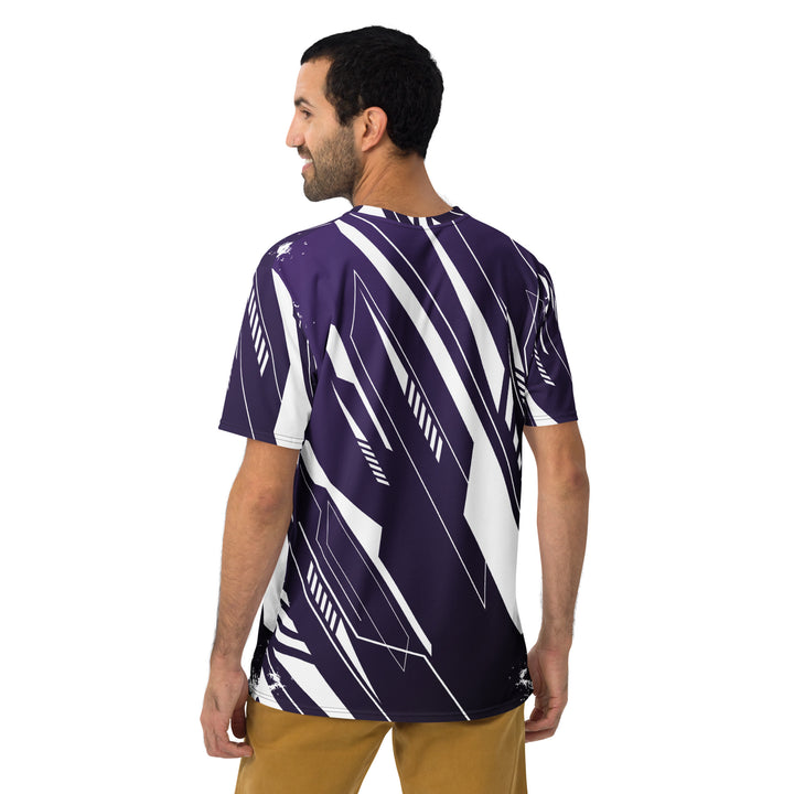 Premium Men's Jersey - Purple-White Machine