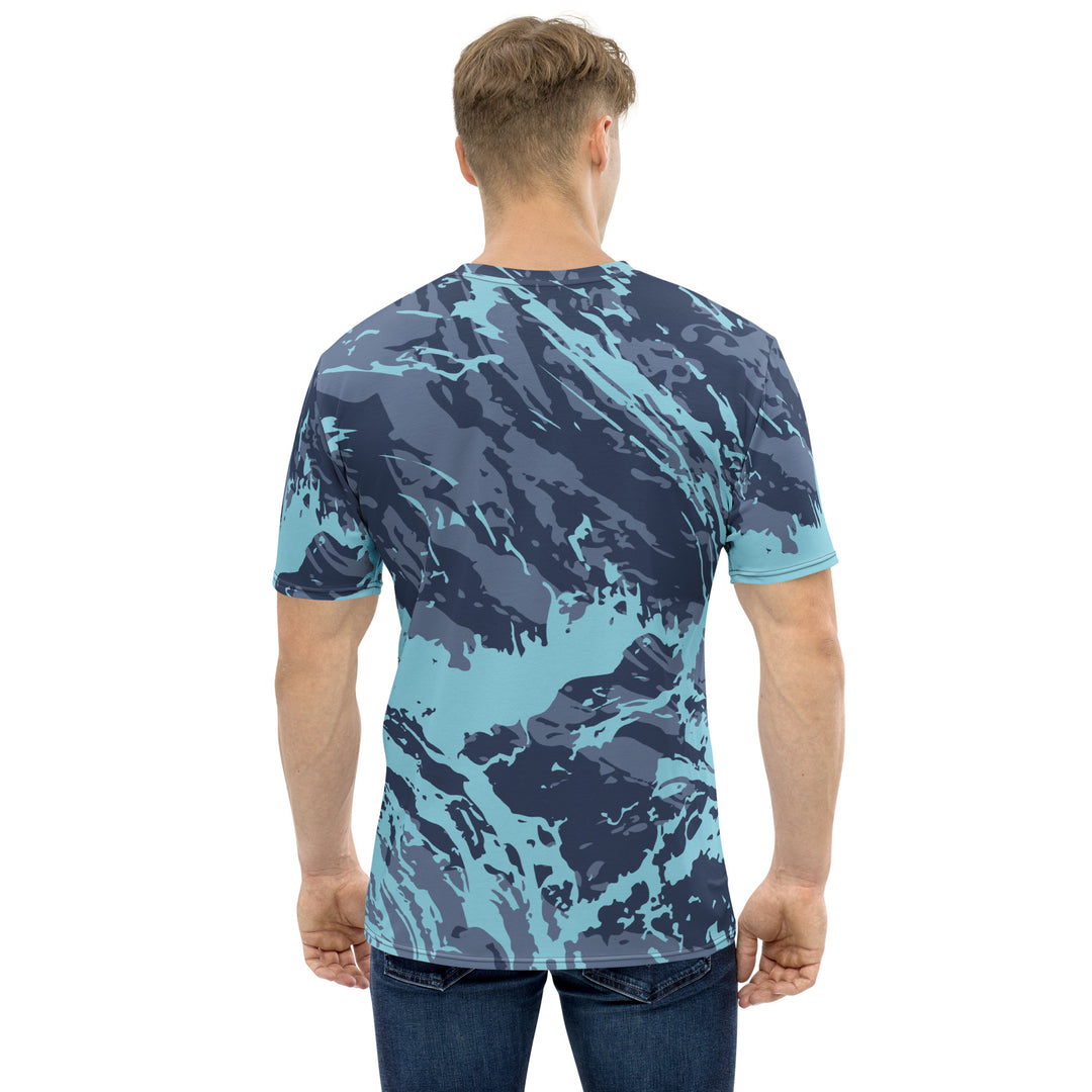 Premium Men's Jersey - Blue Splash