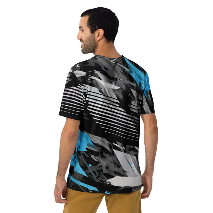 Premium Men's Jersey - Black-Blue Daze