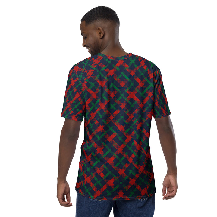 Premium Men's Jersey - Blue-Red Tartan