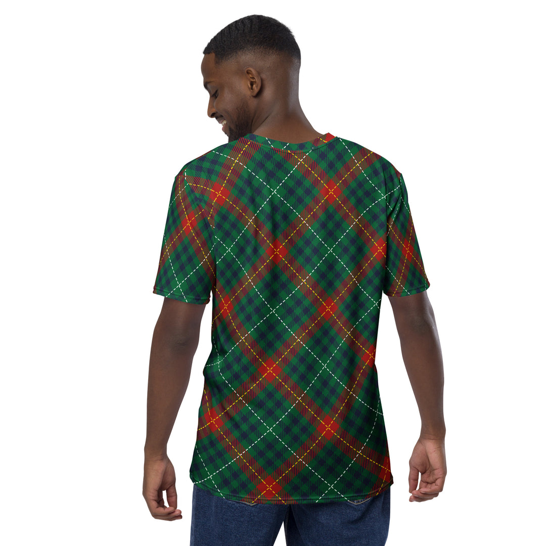 Premium Men's Jersey - Green-Red Tartan