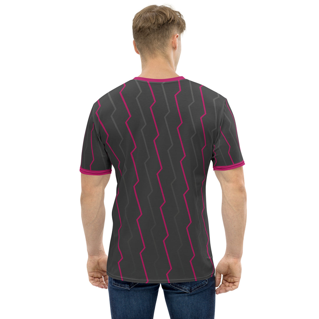 Premium Men's Jersey - Grey-Pink Shake