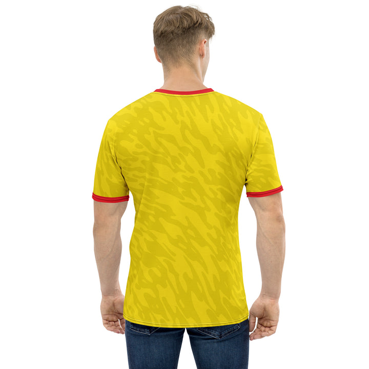 Premium Men's Jersey - Yellow-Red Astral