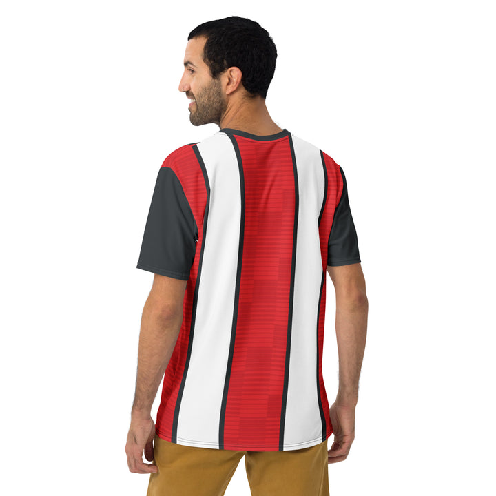 Premium Men's Jersey - Red-White Bar