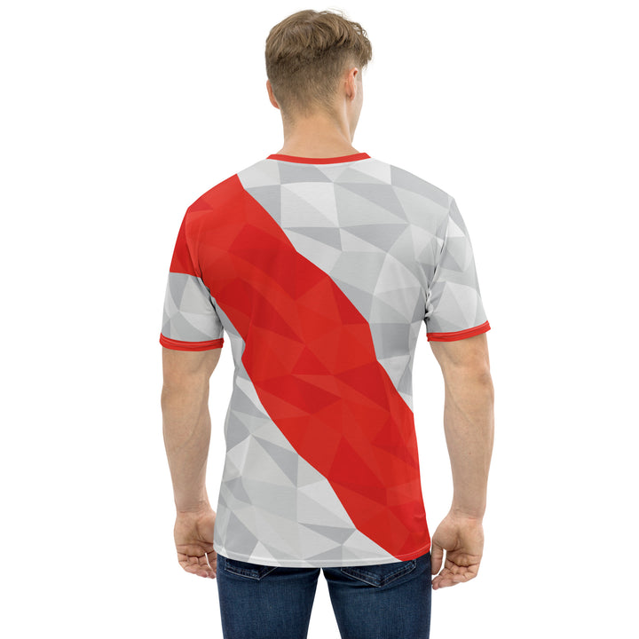 Premium Men's Jersey - Grey-Red Winner