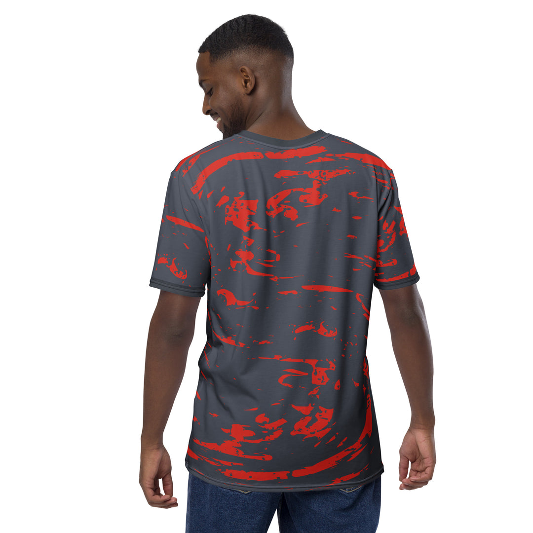 Premium Men's Jersey - Grey-Red Stir