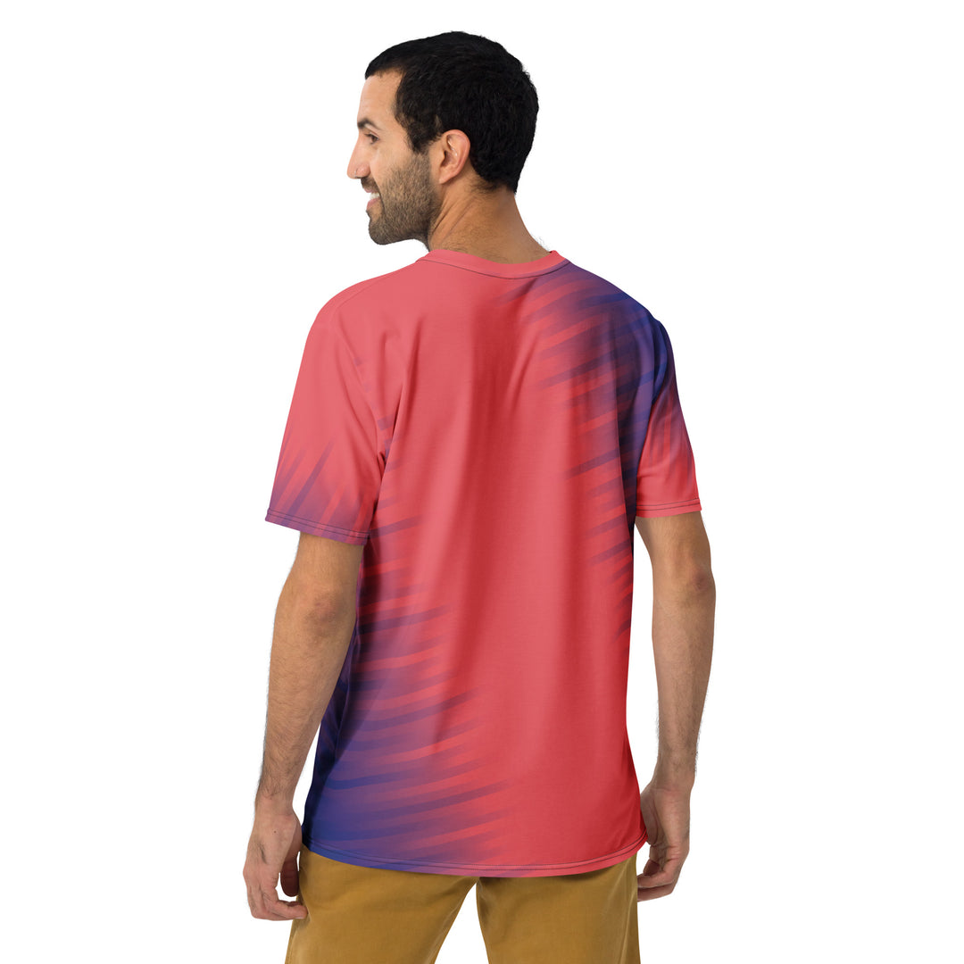 Premium Men's Jersey - Red-Blue Shine