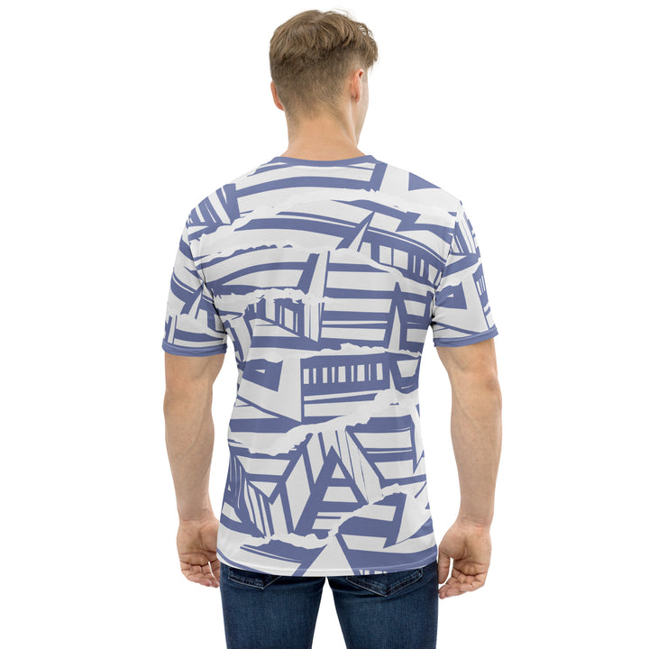 Premium Men's Jersey - White-Blue Ship