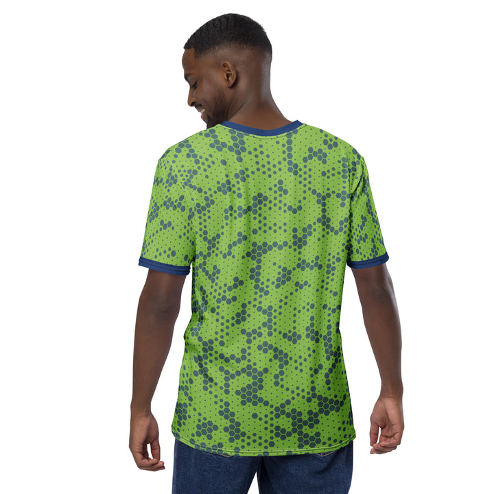 Premium Men's Jersey - Green-Blue Comb