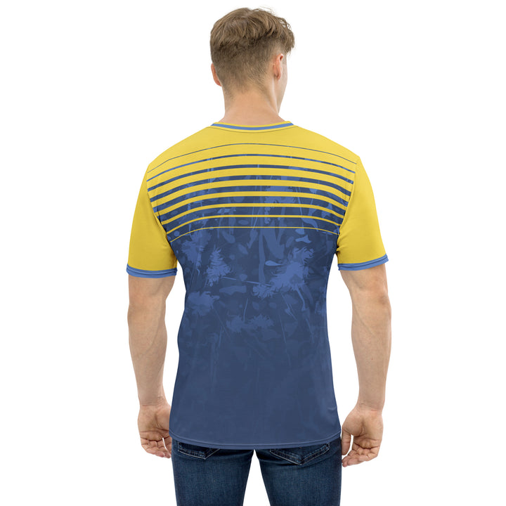 Premium Men's Jersey - Blue-Yellow Deep