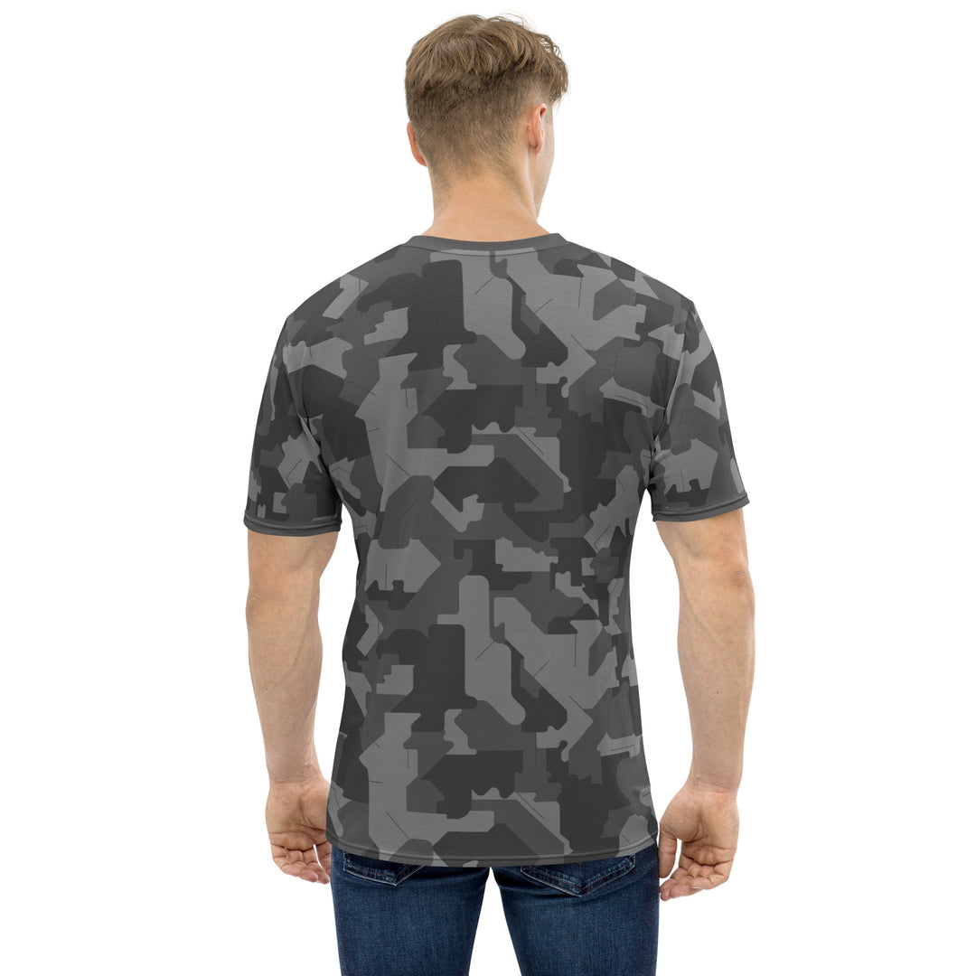 Premium Men's Jersey - Grey Camouflage