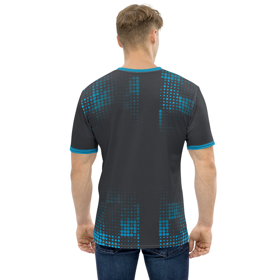 Premium Men's Jersey - Grey-Turquoise Points