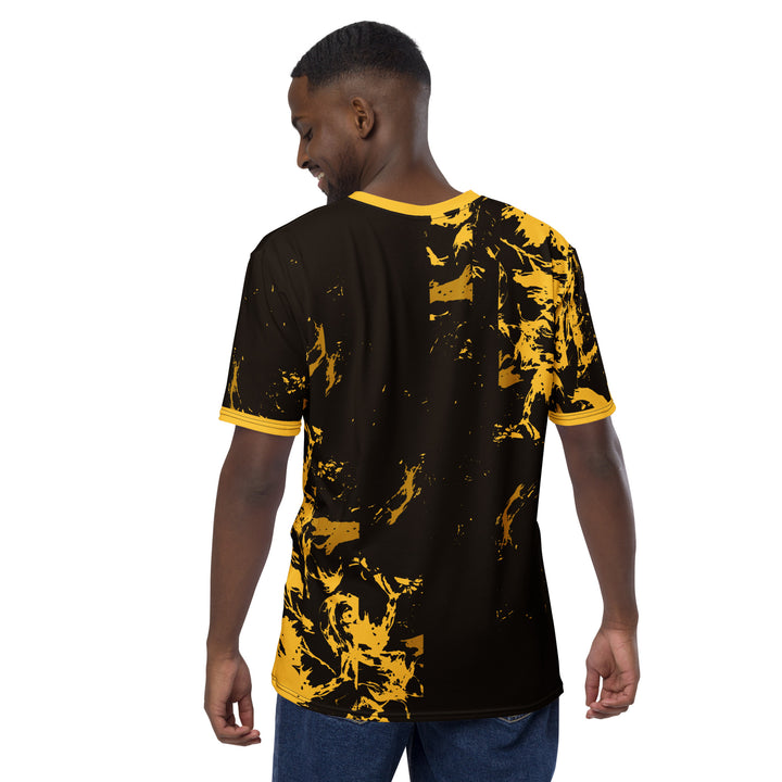 Premium Men's Jersey - Black-Yellow Desire