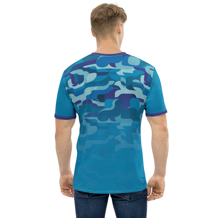 Premium Men's Jersey - Blue-Purple Aqua