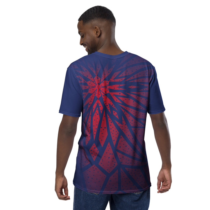 Premium Men's Jersey - Red-Purple Sun