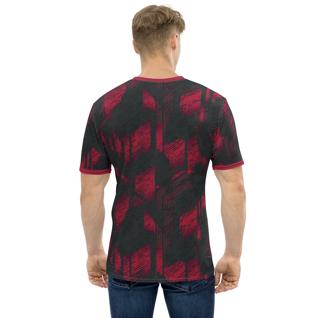 Premium Men's Jersey - Black-Red Factory